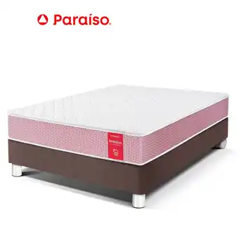 Tottus Cama medallon 2 plz chocolate oferta
