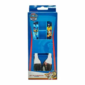 Tottus Scool set cubiertos acero paw patrol h oferta
