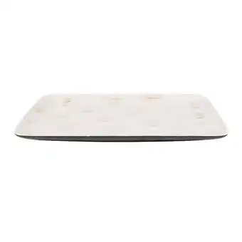Tottus Plato loza blanco 35x21cm oferta