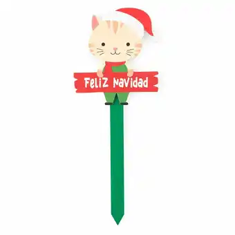 Tottus Estaca navidad gatito oferta
