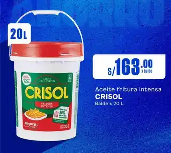 Makro Aceite fritura intensa CRISOL Balde x 20 L oferta