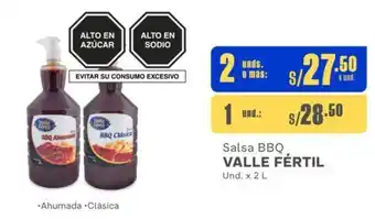 Makro Salsa BBQ VALLE FÉRTIL Und. x 2 L oferta