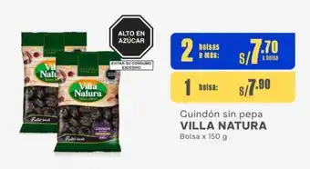 Makro Guindón sin pepa VILLA NATURA Bolsa x 150 g oferta