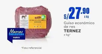 Makro Guiso económico de res TERNEZ x kg oferta