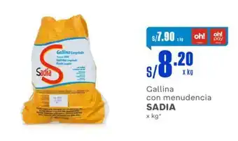 Makro Gallina con menudencia SADIA x kg oferta