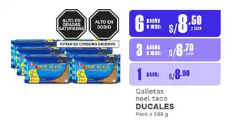 Plaza Vea Galletas noel taco DUCALES Pack x 588 g oferta