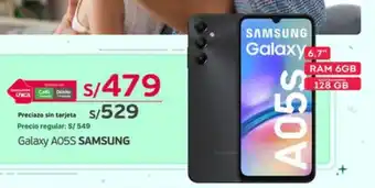 Tottus Galaxy A05S SAMSUNG oferta