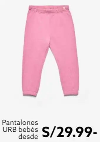 Metro Pantalones URB bebés oferta