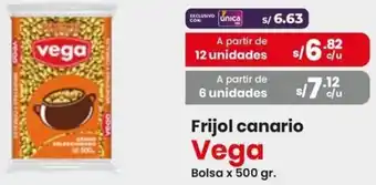 Vega Frijol canario Vega Bolsa x 500gr oferta