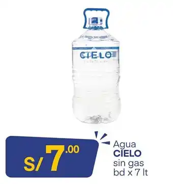 Plaza Vea Agua Cielo 7lt oferta