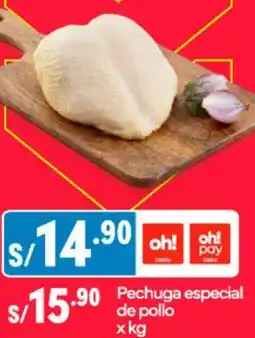 Plaza Vea Pechuga especial x kg oferta