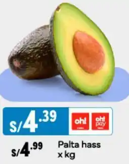 Plaza Vea Palta hass oferta