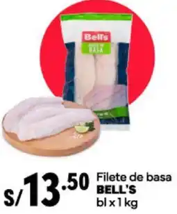 Plaza Vea Filete de basa BELL'S bl x 1kg oferta