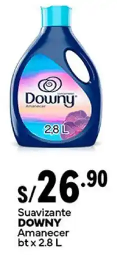 Plaza Vea Suavizante DOWNY Amanecer bt x 2.8L oferta