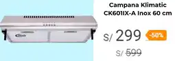 Promart Campana Klimatic CK601IX-A Inox 60 cm oferta