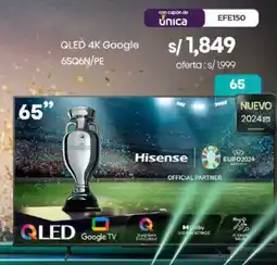 Tiendas EFE Hisense QLED Google TV 65" oferta