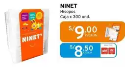 Mifarma NINET Hisopos Caja x 300 und. oferta