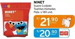 Mifarma NINET Suave Cuidado Toallitas Húmedas Pqte. x 180 und. oferta