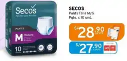 Mifarma SECOS Pants Talla M/G Pqte. x 10 und. oferta