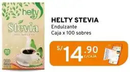 Mifarma HELTY STEVIA Endulzante Caja x 100 sobres oferta