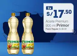 Tottus Aceite Premium 900 ml Primor 2 x oferta