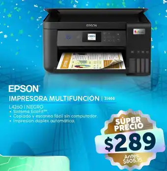 Marcimex EPSON IMPRESORA MULTIFUNCIÓN oferta