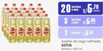 Makro Aceite de soya refinada SOYA 20Botellas x 900 ml oferta