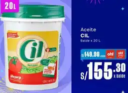 Makro Aceite CIL Balde x 20 L oferta