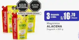 Makro Mayonesa ALACENA 3Doypacks x 850 g oferta