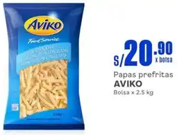 Papas prefritas AVIKO Bolsa x 2.5 kg
