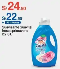 Metro Suavizante Suavitel fresca primavera x2.8L oferta