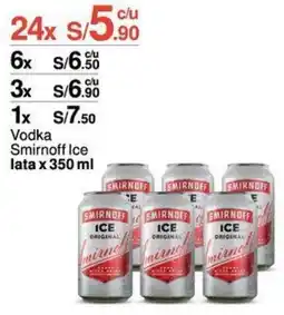 Metro Vodka Smirnoff Ice lata x 350 ml oferta