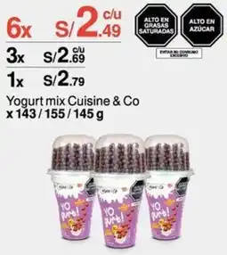 Metro Yogurt mix Cuisine & Co x143/155/145 g oferta