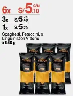 Metro Spaghetti, Fetuccini, o Linguini Don Vittorio x 950 g oferta