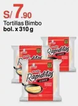 Metro Tortillas Bimbo bol.x 310 g oferta