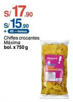 Metro Chifles crocantes Máxima bol.x 750 g oferta