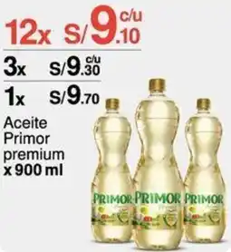Metro Aceite Primor premium x 900 ml oferta