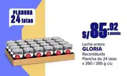 GLORIA Leche Entera 24 latas