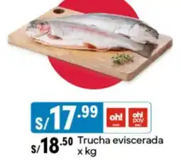 Plaza Vea Trucha eviscerada x kg oferta