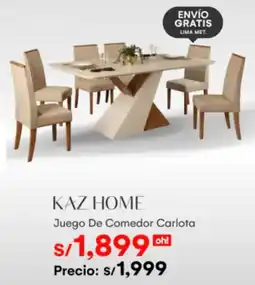 Oechsle KAZ HOME Juego De Comedor Carlota oferta