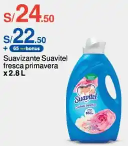 Suavizante Suavitel fresca primavera x2.8L