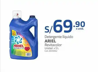 Makro Detergente líquido ariel oferta