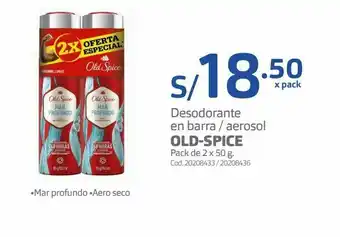 Makro Desodorante aerosol old spice oferta