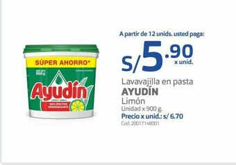 Makro Lavavajillas ayudín oferta