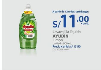 Makro Lavavajillas ayudín oferta