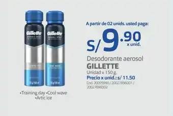 Makro Desodorante gillette oferta