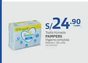 Makro Toallitas húmedas para bebé pampers oferta