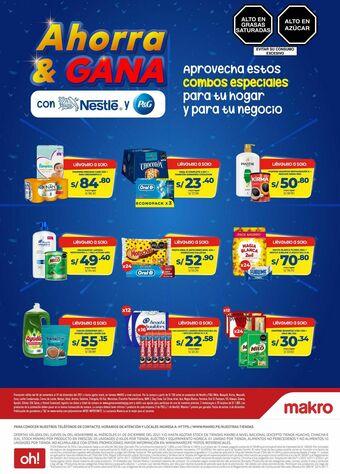Makro Pañales oferta