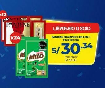 Makro Shampoo pantene oferta