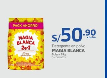 Makro Detergente en polvo magia blanca oferta